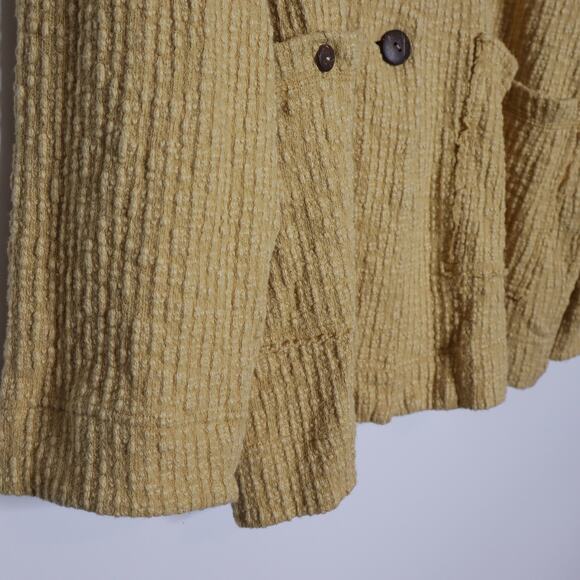 FREE PEOPLE BEACH Reign Textured Blazer Ginger Oversized Two Button Women's S - Picture 6 of 12